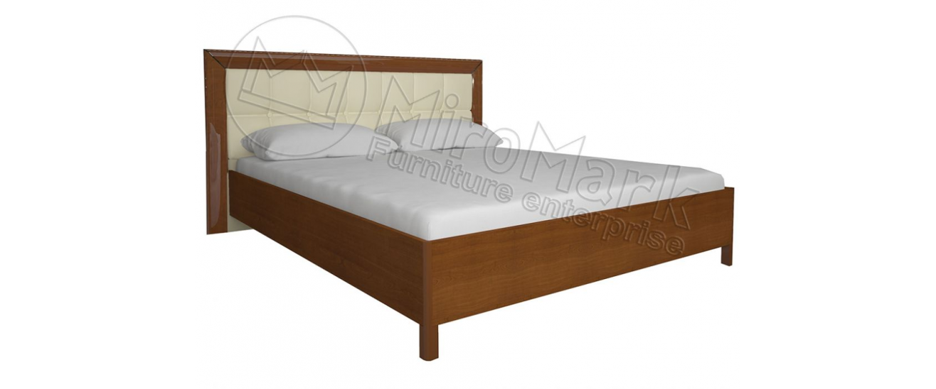 Кровать двуспальная Флора 160 мягкая спинка подъемная 