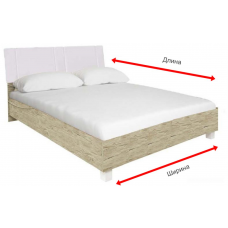 Кровать двуспальная Верона 160 мягкая спинка