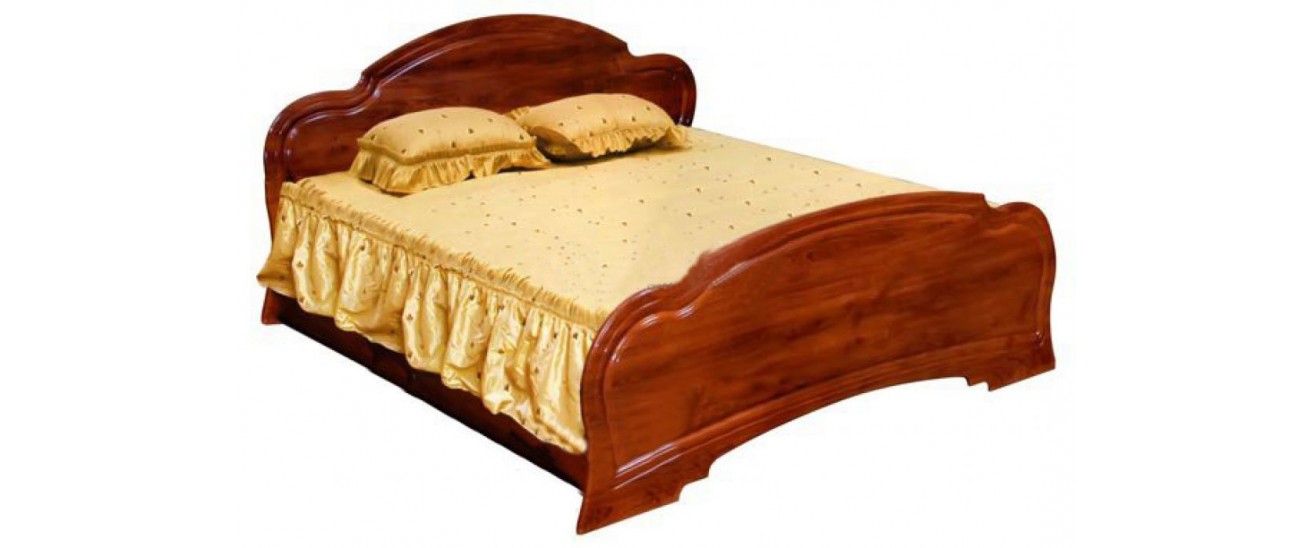 Кровать двуспальная Камелия (глянец)